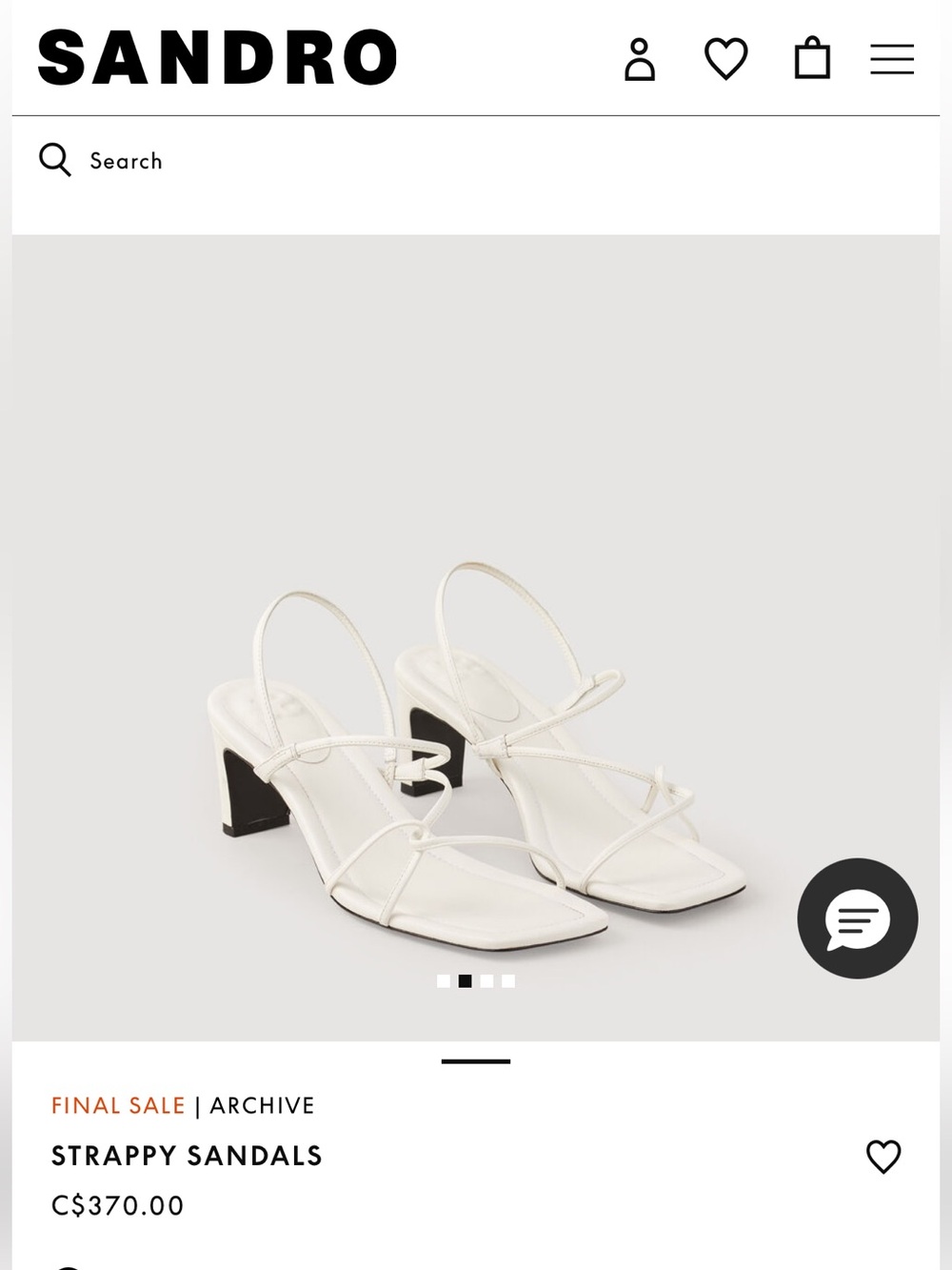 Sandro STRAPPY SANDALS - Picture 5 of 6